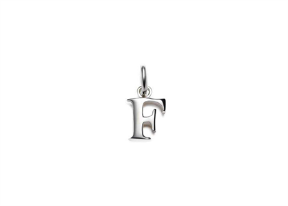 Rhodium Plated | Alphabet Pendants